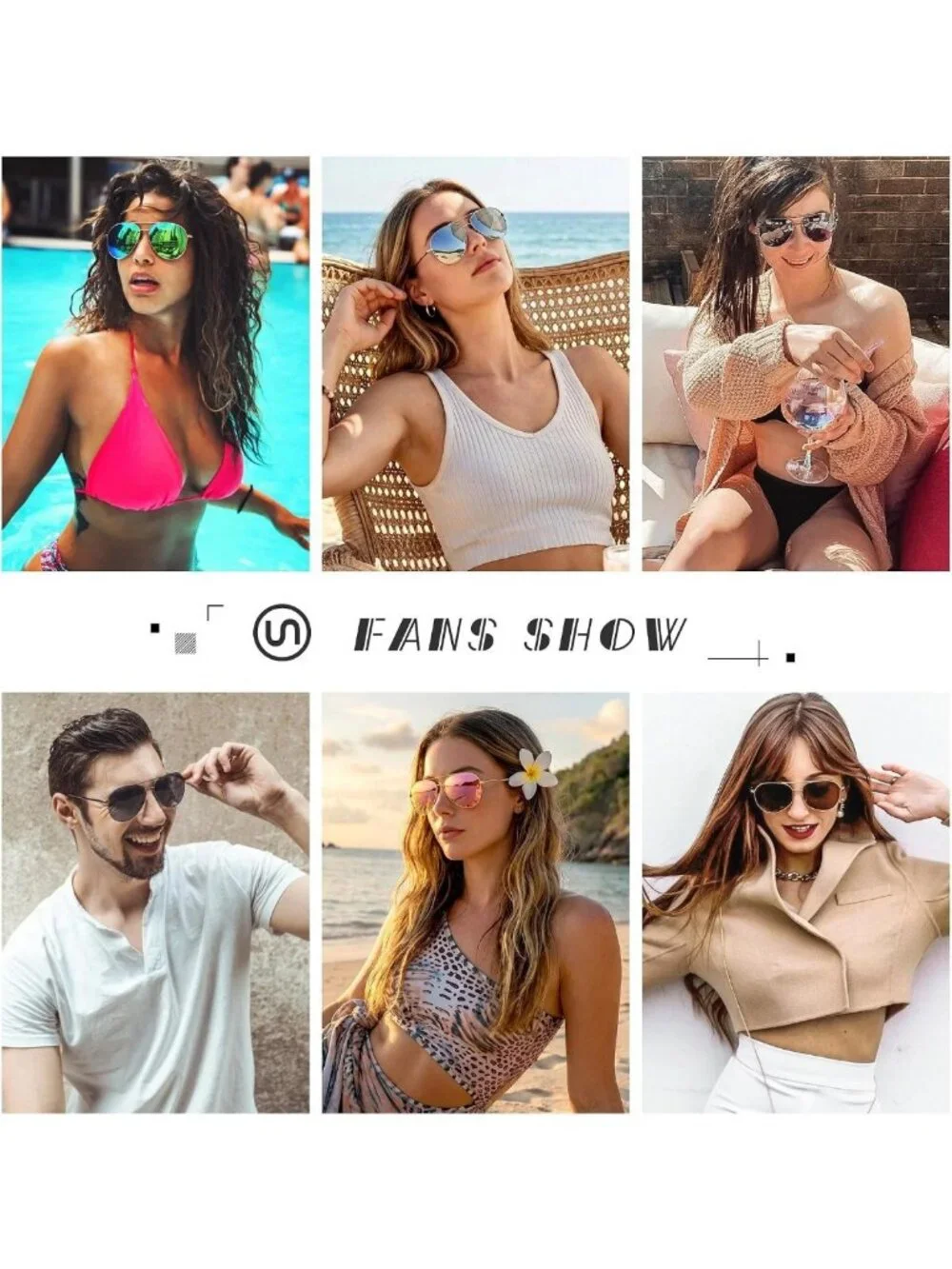 Lightweight Oversized Aviator Sunglasses for Women - Mirrored Polarized Lenses